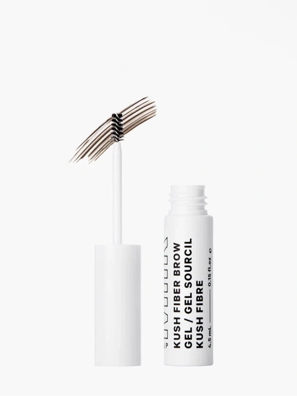 KUSH Fiber Brow Gelthickening brow gel with pro-vitamin B5 Grind/Deep Brown